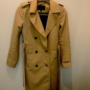 Trench coat; size 2;